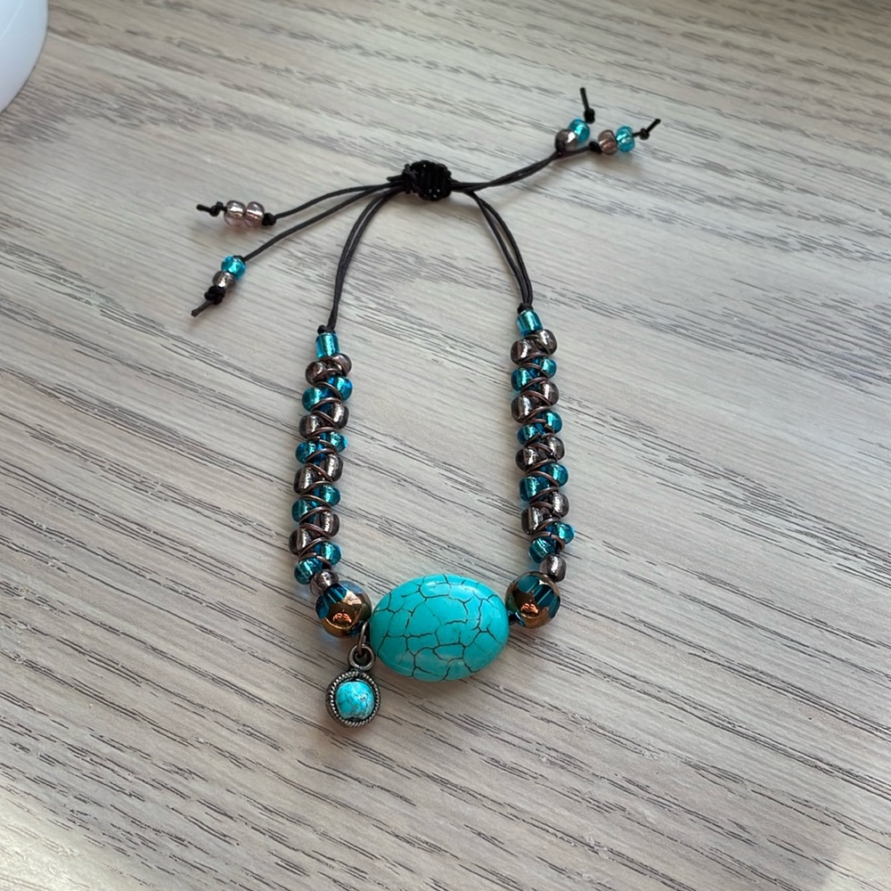 Turquoise Beaded Bracelet